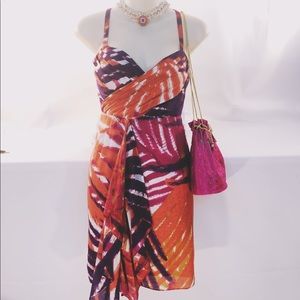 Banana Republic silk blend dress